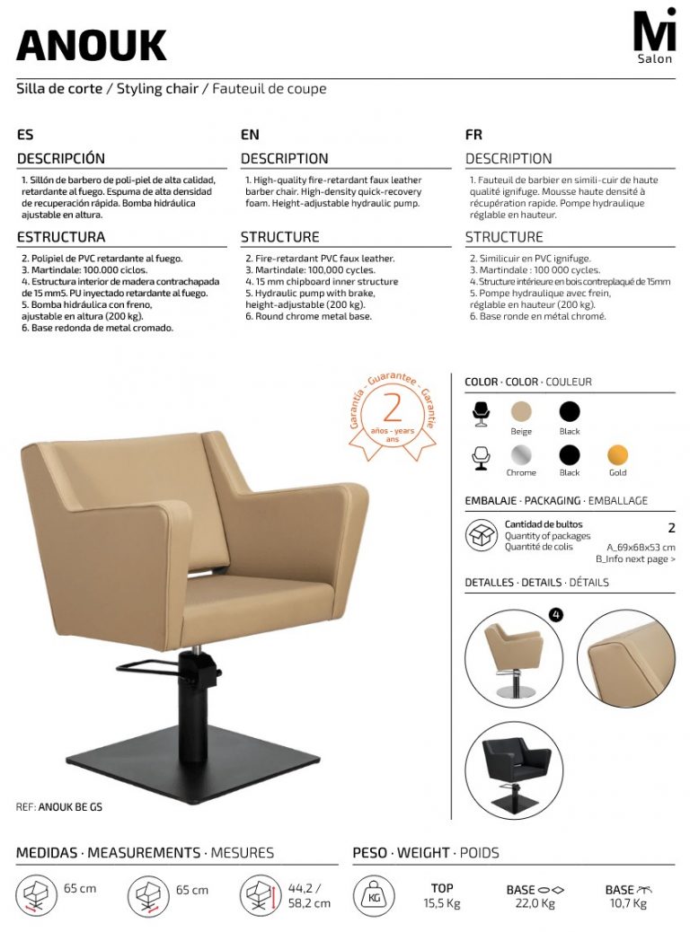 Sillón Negro Anouk B BF