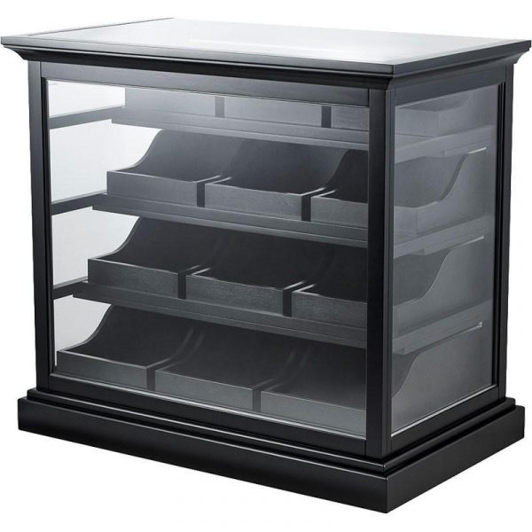 Expositor Peluquería Negra Reno