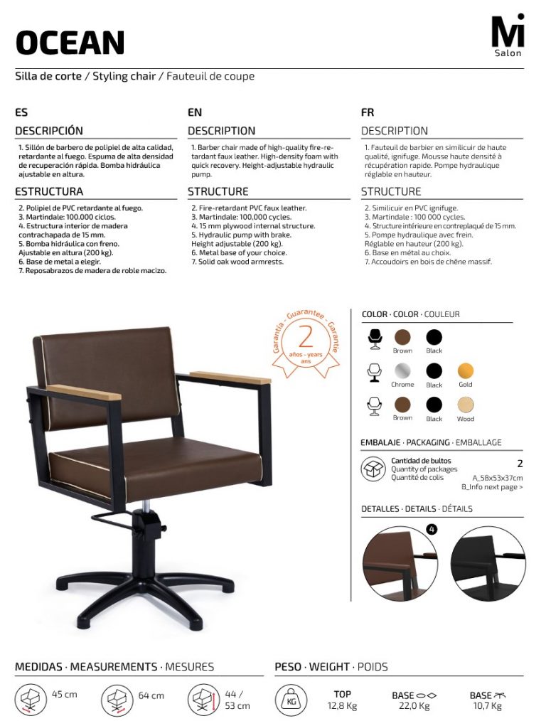 Sillón Negro Ocean B BF