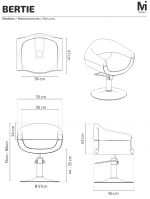 Sillón de Peluquería Bertie - Imagen 6