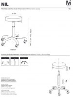 Taburete sin respaldo Nil
