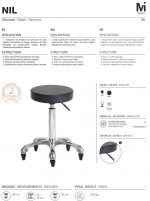 Taburete sin respaldo Nil