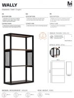 Estantería Barbería Peluquería Holly