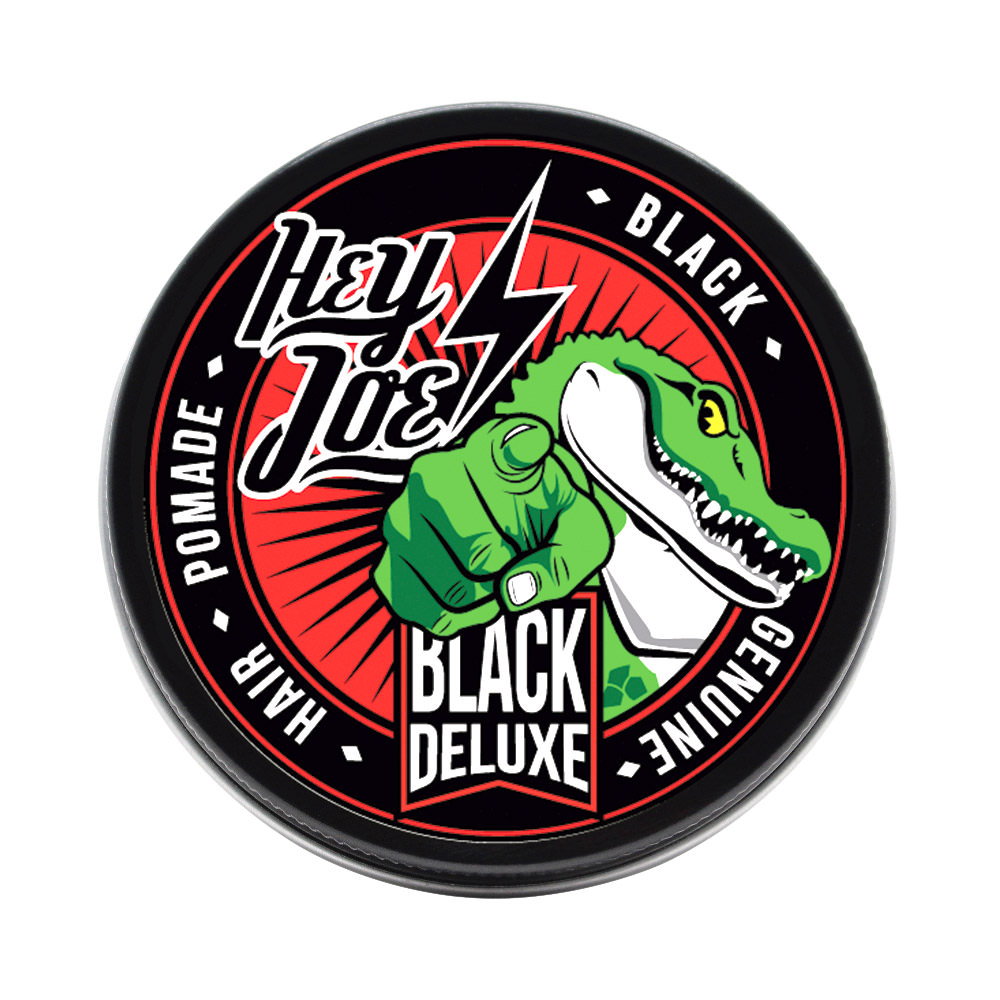 Black-Front-ok-1000x1000 GENUINE HAIR POMADE HEY JOE 100 ML MEGABELLEZA.ES DPAINHAIRCENTER.COM DISTRIBUIDOR OFICIAL WAHL MOSER ANDIS ERMILA BABYLISS HEY JOE EN ESPAÑA Hey Joe Genuine Hair Pomade Black Deluxe