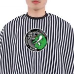 Hey Joe Barber Cape Capa de corte Rayas Barbería