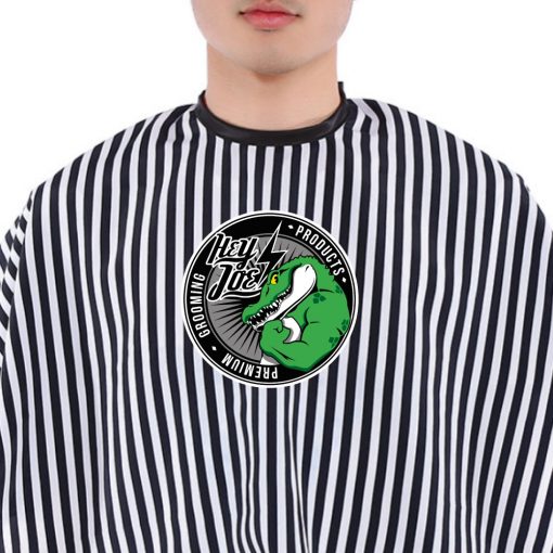 Hey Joe Barber Cape Capa de corte Rayas Barbería