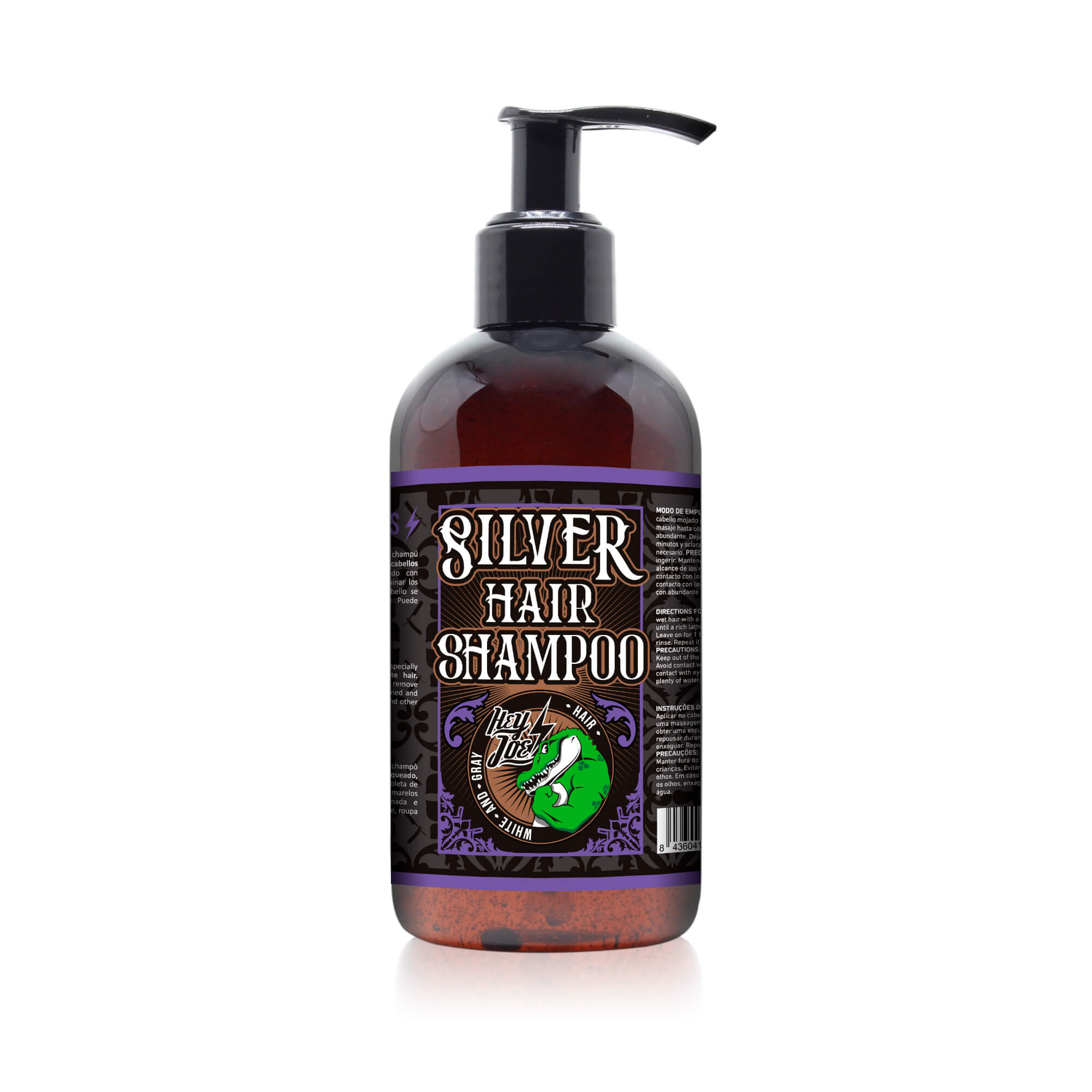 Silver-Hair-Shampoo-250 Hey Joe Silver Hair Shampoo Champú Cabellos Blancos