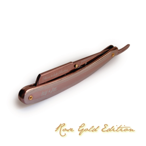 Hey Joe Navaja Premium Classic Razor Rose Gold Edition