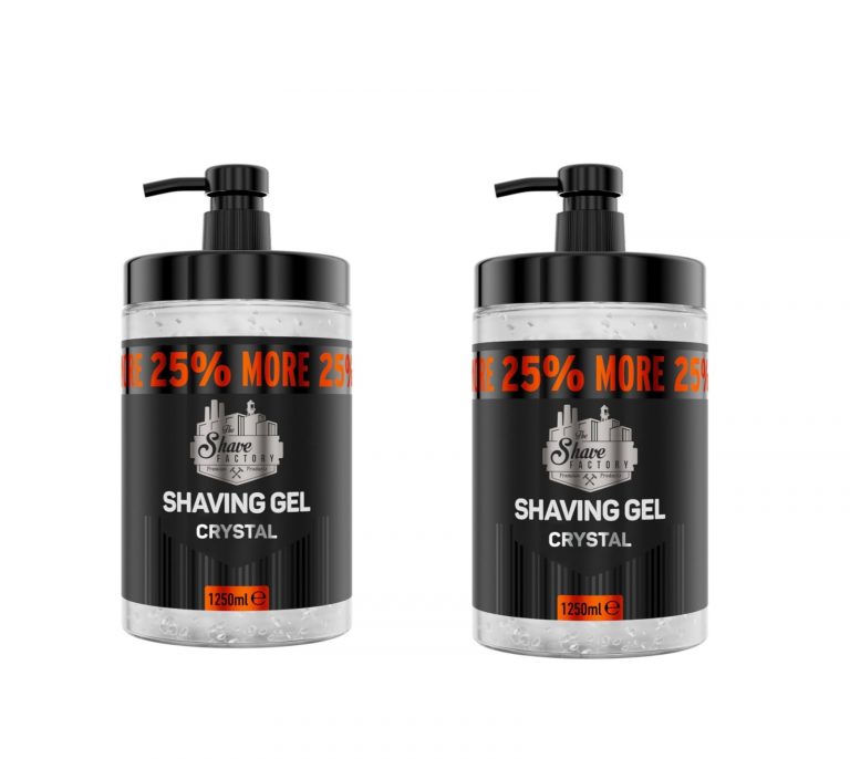 Pack Shaving Gel The Shave Factory Crystal