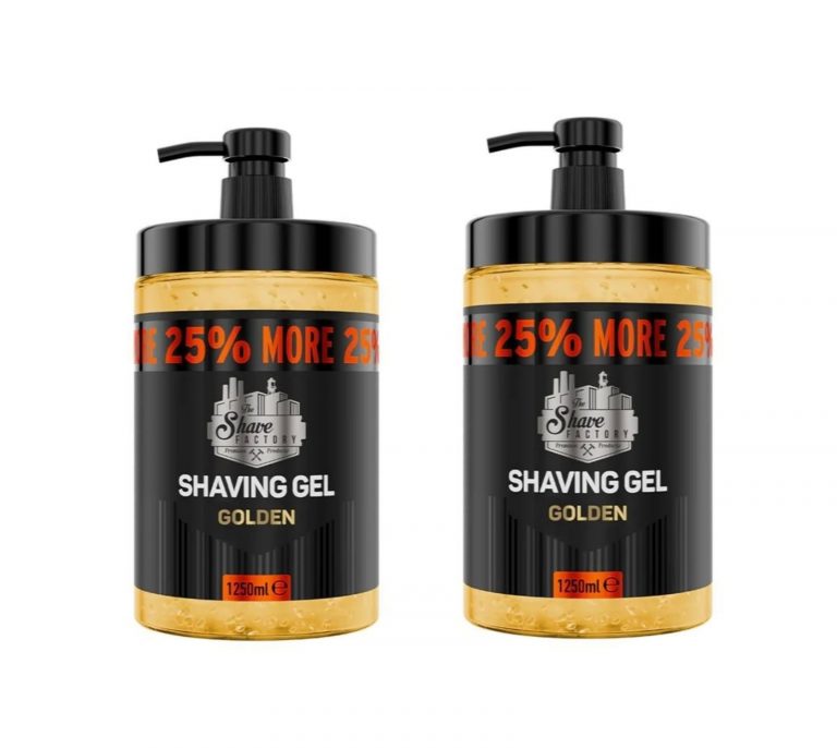 Pack Shaving Gel The Shave Factory Golden