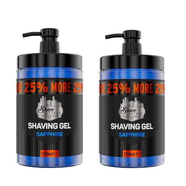 Pack Shaving Gel The Shave Factory Sapphire