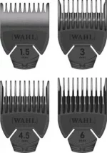 Pack 4 Peines Wahl Chromini
