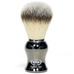 Brocha Afeitar Omega Titanio Sintética