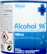 Alcohol Etílico Sanitario 96º 1000ml. - Imagen 2