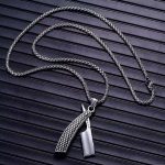 Colgante Barbería Navaja Plateado - Imagen 2