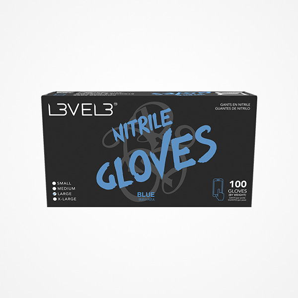 Guantes Nitrilo Azul Level3 Talla M