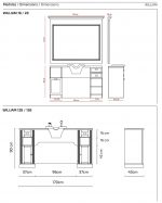 Tocador Barbería William 1B98 con Pica Negra - Imagen 4