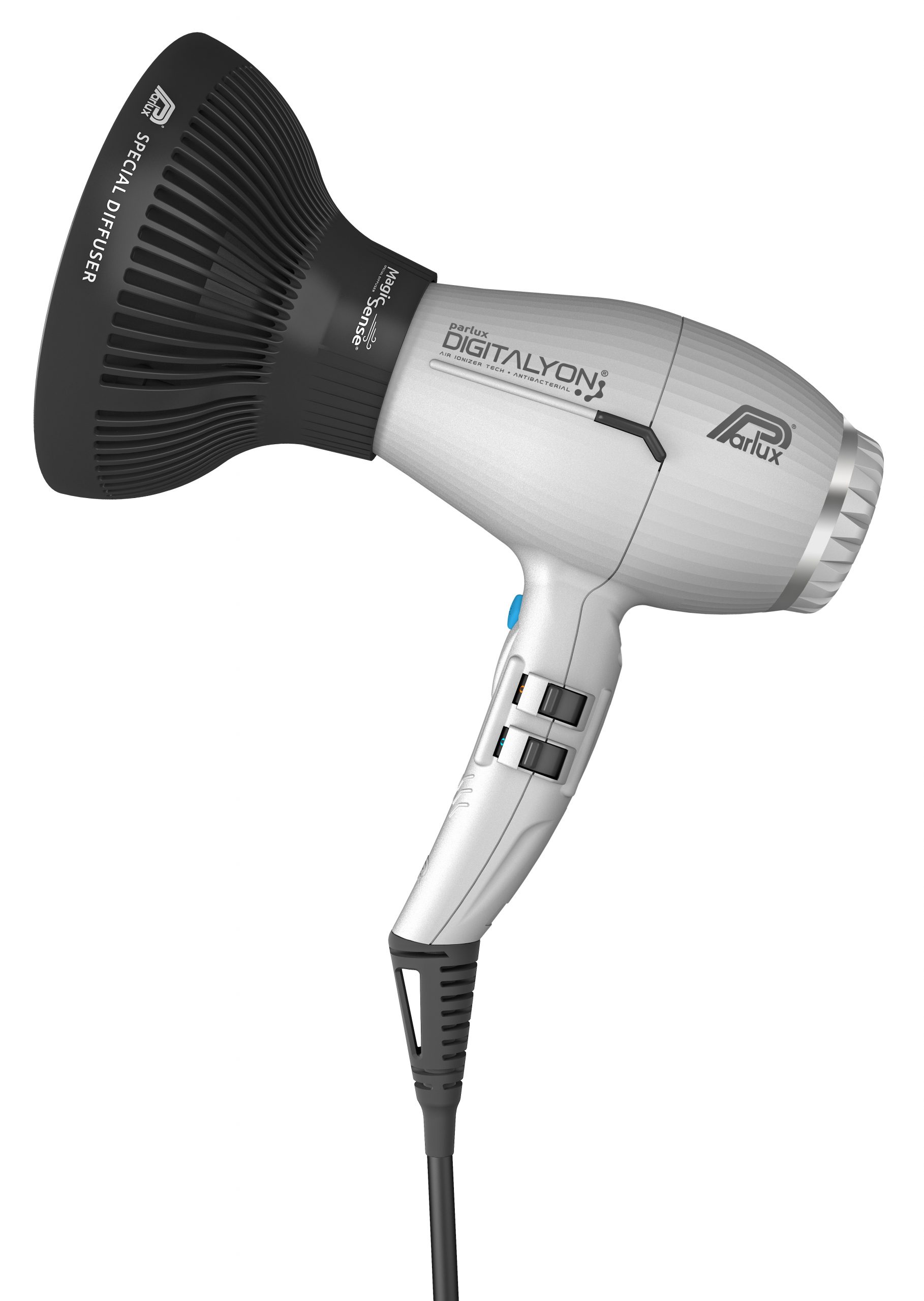 S466001PLMS SECADOR PARLUX DIGITALYON PLATA + MAGICSENSE_01 Secador Parlux Digitalyon Plata + MagicSense