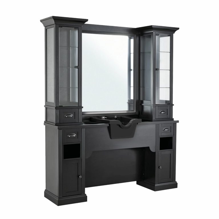 Tocador Barbería William 1B98 con Pica Negra