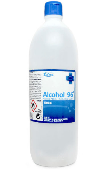 Alcohol Etílico Sanitario 96º 1000ml.