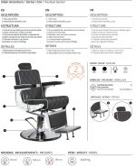 Sillón Barbero Karl Negro - Imagen 6