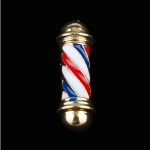 Pin Broche Barber Pole Dorado - Imagen 5