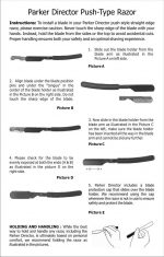 Navaja Parker Kamisori Style Director Black - Imagen 10