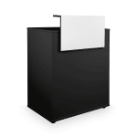 Recepción Peluquería Dylan Black White Wood