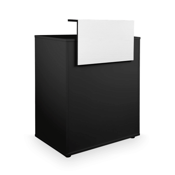 Recepción Peluquería Dylan Black White Wood