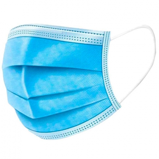 Mascarilla Desechable Azul 50 Unidades