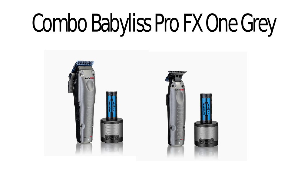 combo-babyliss-Grey-ok Combo Babyliss FXONE Lo-Pro Clipper Grey - Imagen 1