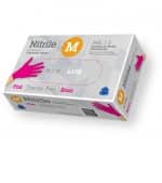 Guantes Nitrilo Rosa Talla