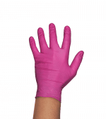 Guantes Nitrilo Rosa Talla S
