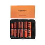 Set 6 Peines Corte GAMMA+ Verde con Estuche