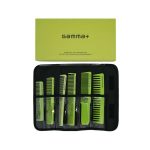 Set 6 Peines Corte GAMMA+ Verde con Estuche