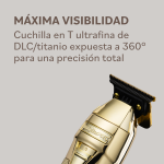 Babyliss Trimmer Skeleton FXONE Metal Gold - Imagen 6
